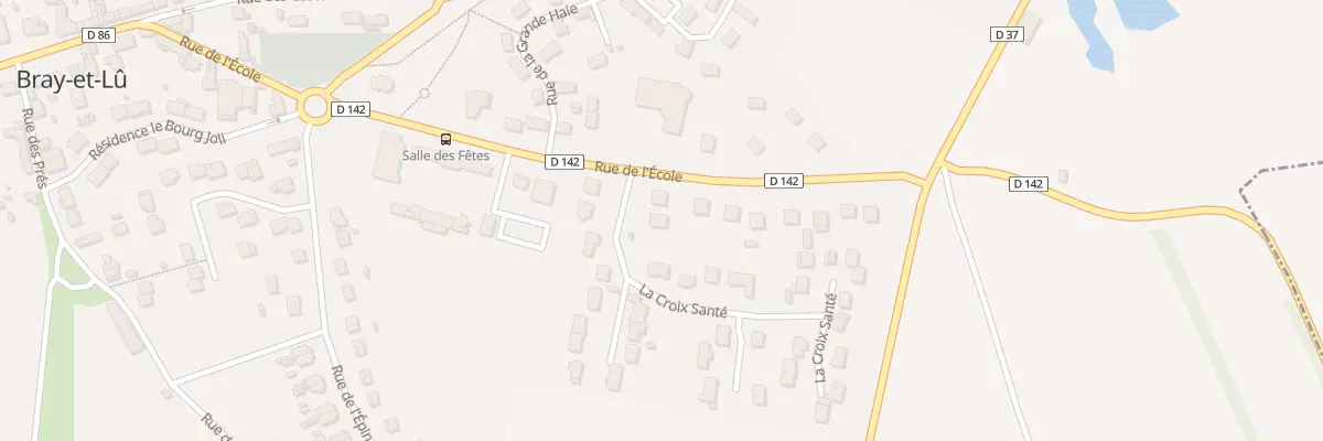 Plan du 3 Rue du Stade à Bray-et-Lû