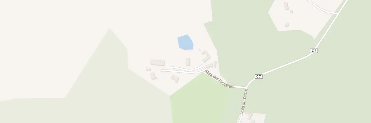Plan du 8 All des Peupliers à Saint-Josse