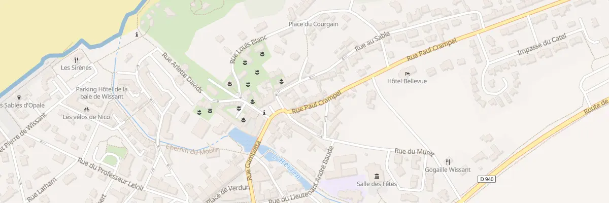 Plan du 1 Rue Paule Crampel à Wissant