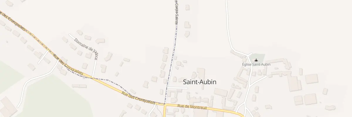 Plan du 15 Rue des Corps Saints à Saint-Aubin