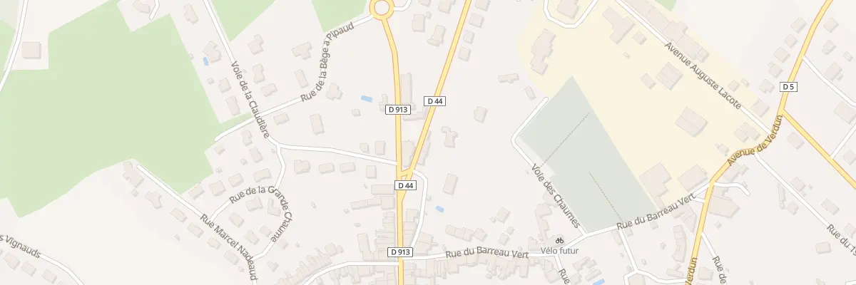 Plan du 2B Av Charles de Gaulle à Dun-le-Palestel
