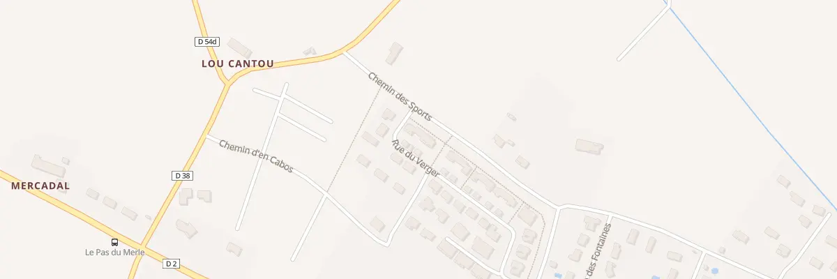 Plan du 260 All des Noisetiers à Labastide-Beauvoir