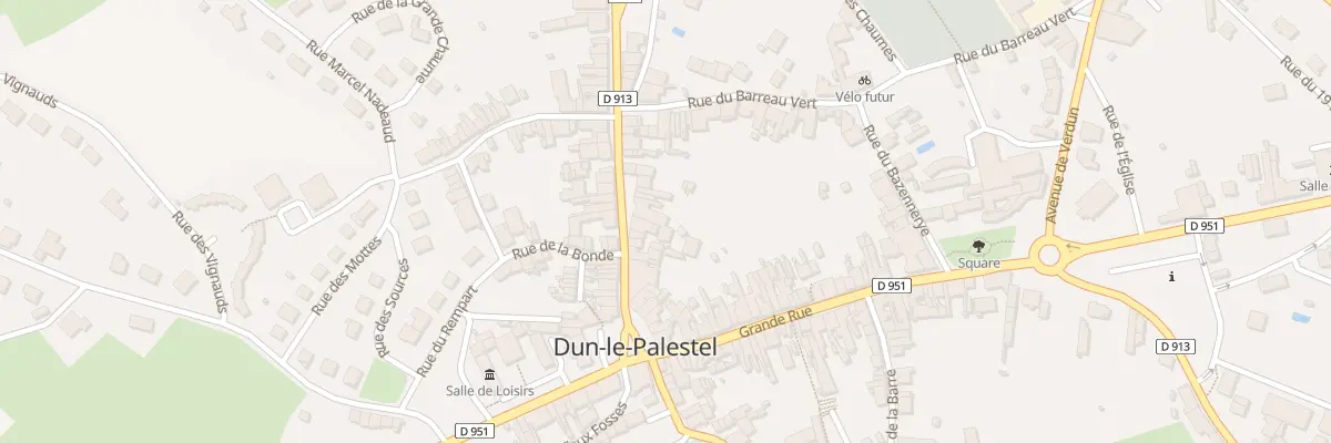 Plan du 14 Rue des Sabots à Dun-le-Palestel