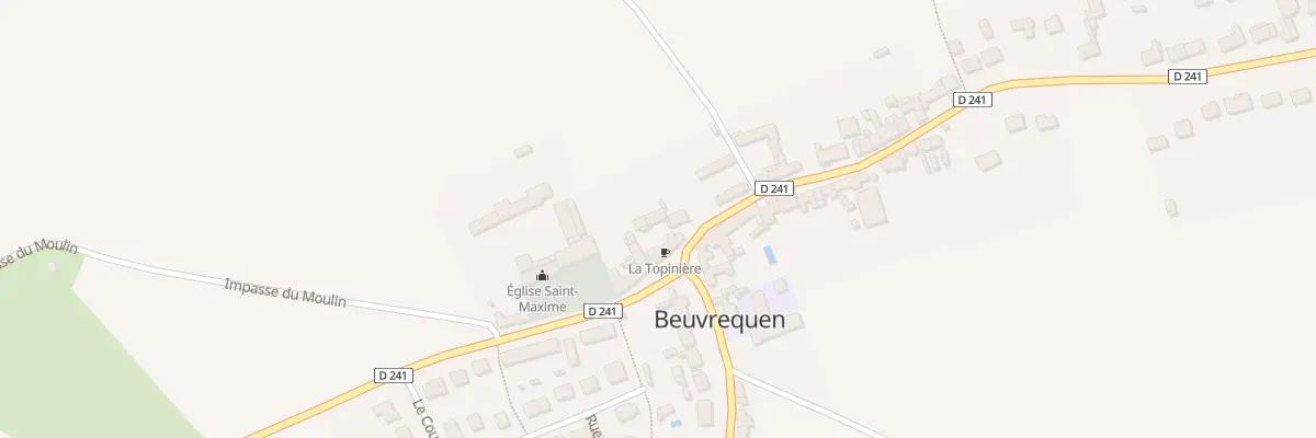 Plan du 439 Rue Principale à Beuvrequen