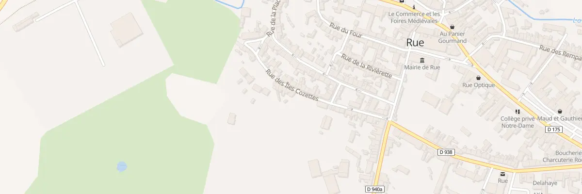Plan du 19 Rue des Iles Cozettes à Rue