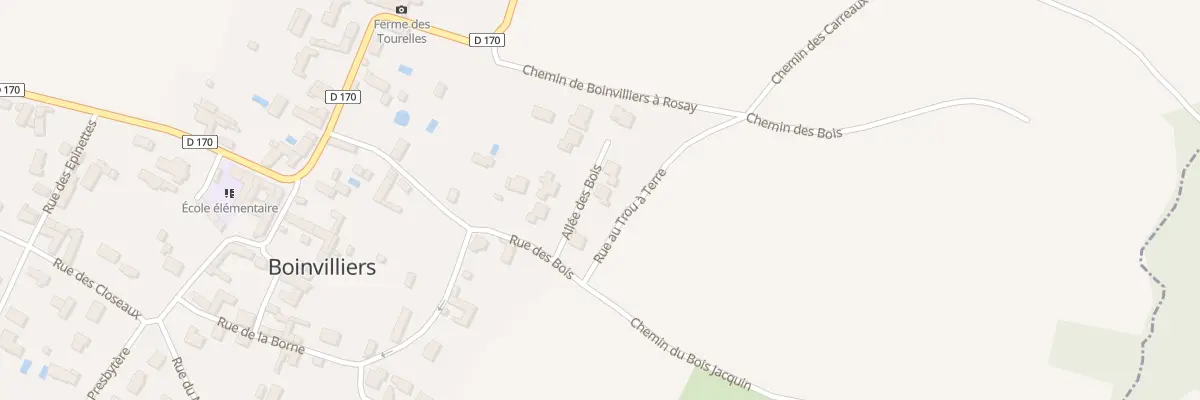 Plan du 4 All des Bois à Boinvilliers