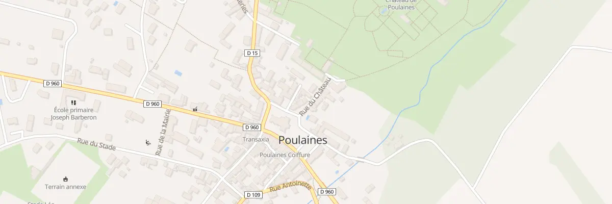 Plan du 5 Rue du Château à Poulaines