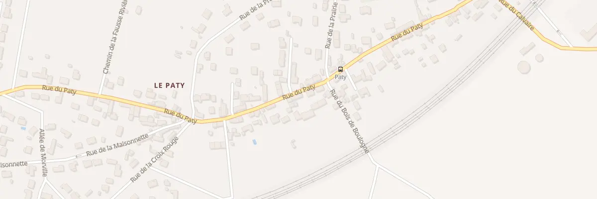 Plan du 42 Rue du Paty à Hanches