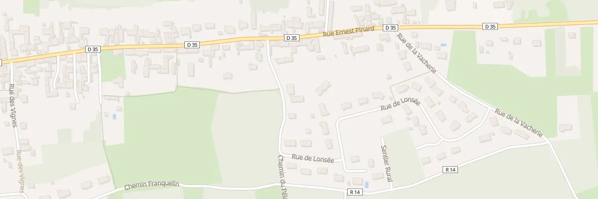 Plan du 3 Che du Pèlerinage à Chabris