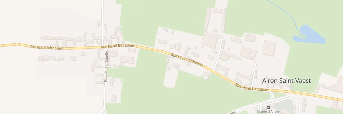 Plan du 362 Rue Henri Béthouart à Airon-Saint-Vaast