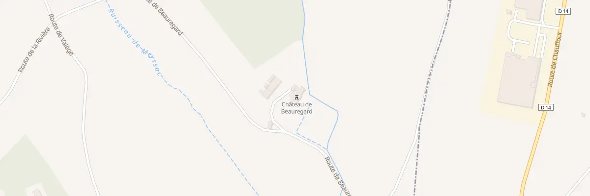 Plan du 94 Imp du Château de Beauregard à Collonges-la-Rouge