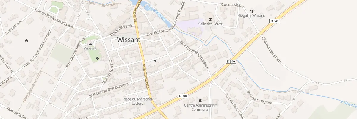 Plan du 4 Rue Aristide Briand à Wissant
