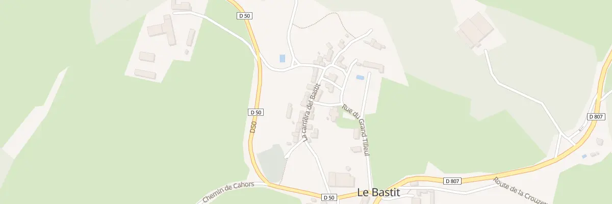 Plan du 5034 Le Bourg au Bastit