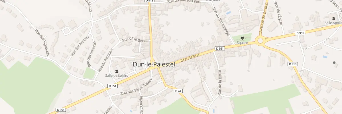 Plan du 48 Gr Grande Rue à Dun-le-Palestel