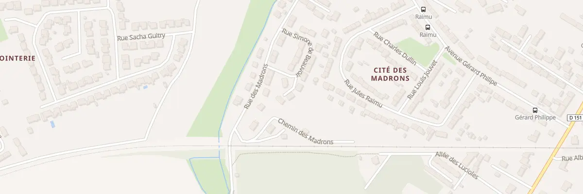 Plan du 17 Rue Simone de Beauvoir à Châteauroux