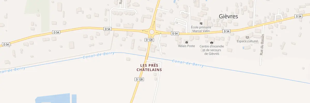 Plan du 2 Rue Victor Hugo à Gièvres