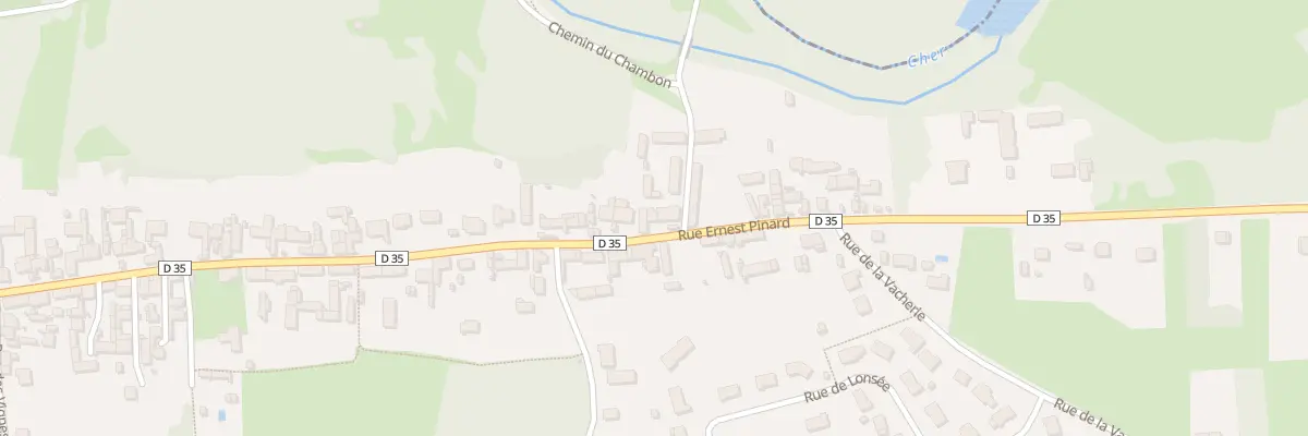 Plan du 153 Rue Ernest Pinard à Chabris