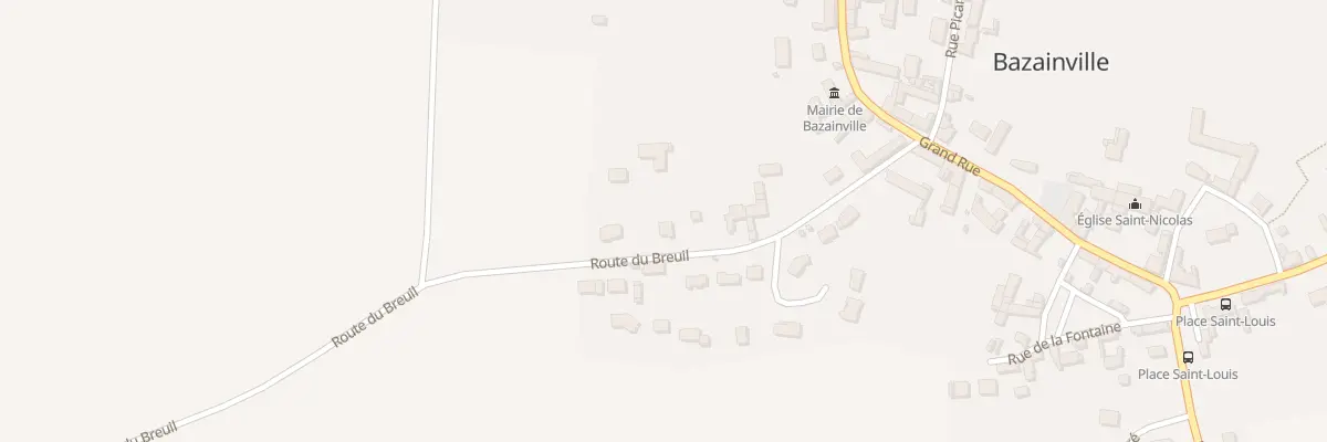 Plan du 6D Rte du Breuil à Bazainville