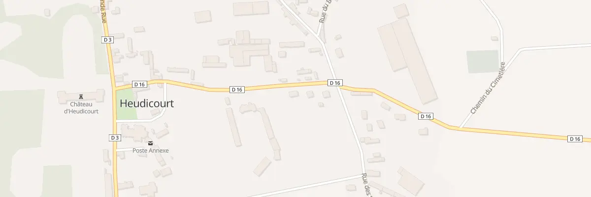 Plan du 6 Rue Dufour Durand à Heudicourt