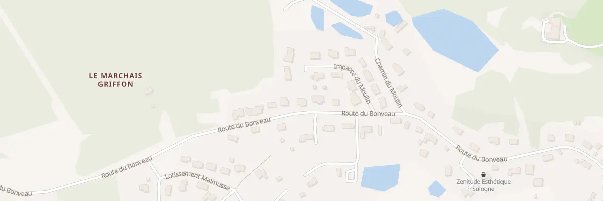 Plan du 20 Rte du Bonveau à La Ferté-Saint-Cyr