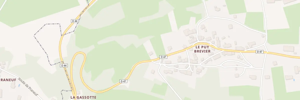 Plan du 51 Le Puy Brevier à Dun-le-Palestel