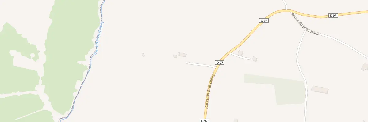 Plan du 879 Rte de Branceilles à Condat