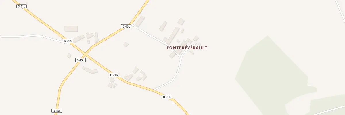 Plan du 12 Fontpreverault à Maillet