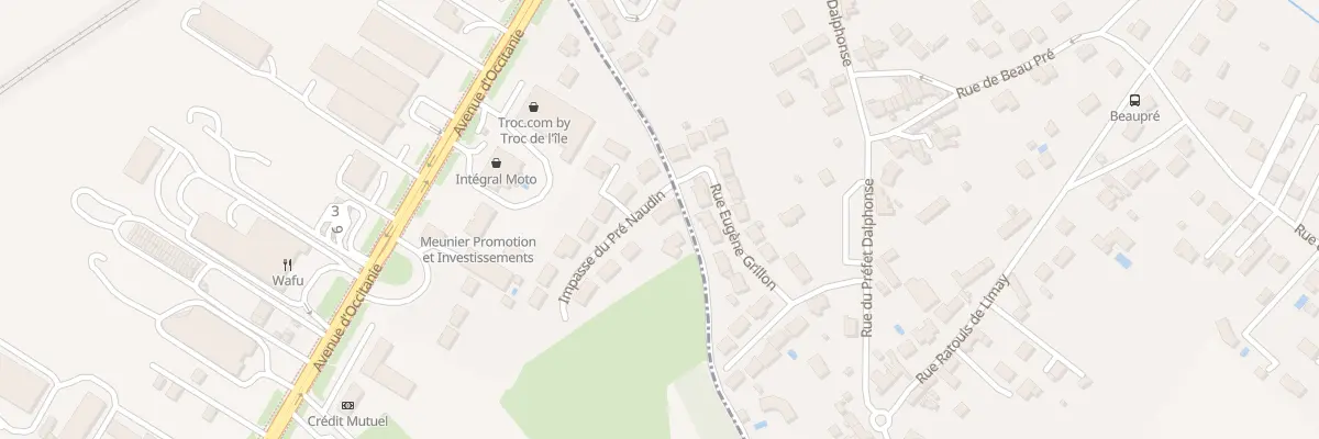 Plan du 2 Imp du Pre Naudin à Saint-Maur