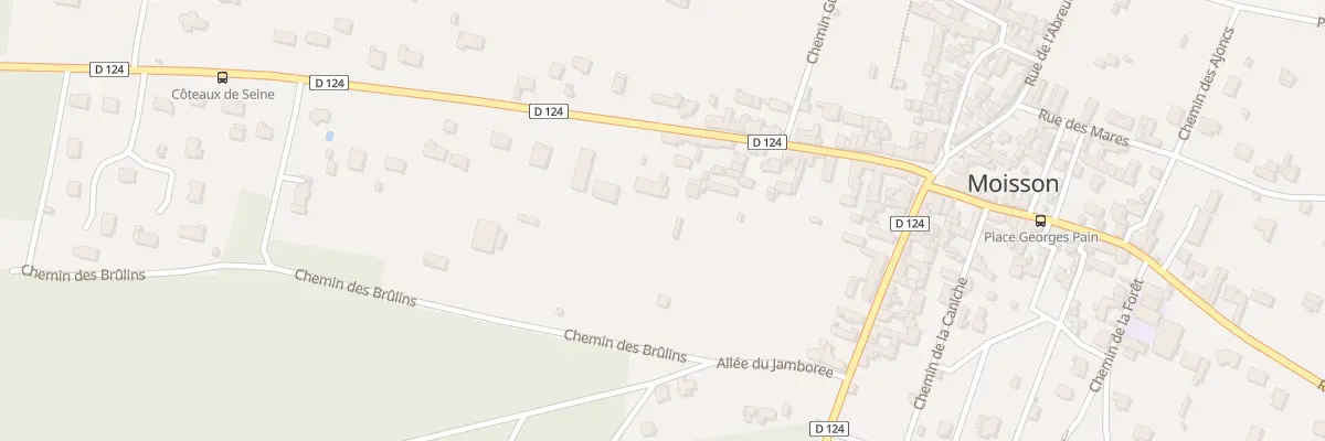Plan du 21 Rte de la Roche-guyon à Moisson