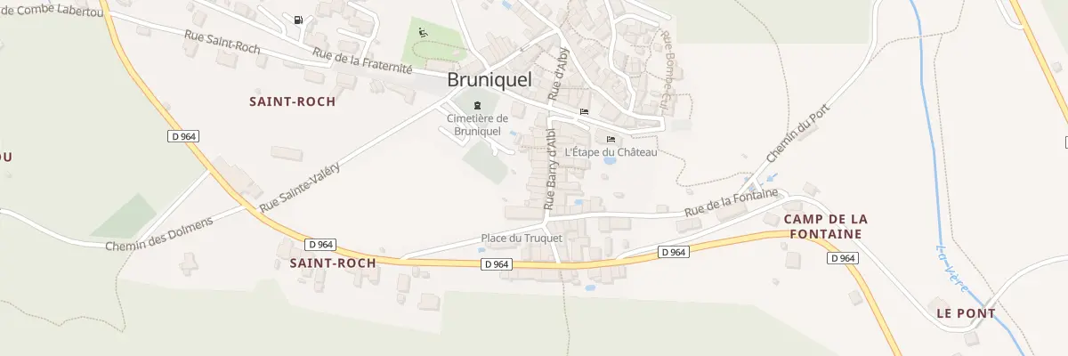 Plan du 14 Rue du Barry d’Albi à Bruniquel