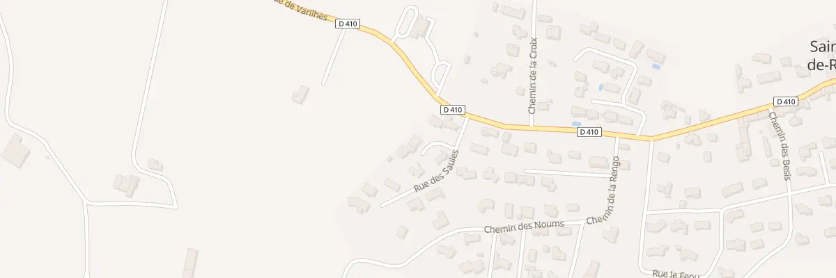 Plan du 3 Rue des Saules à Saint-Félix-de-Rieutord