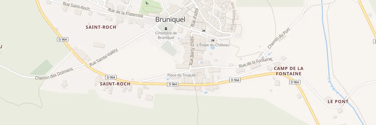 Plan du 22 Rue du Barry d’Albi à Bruniquel