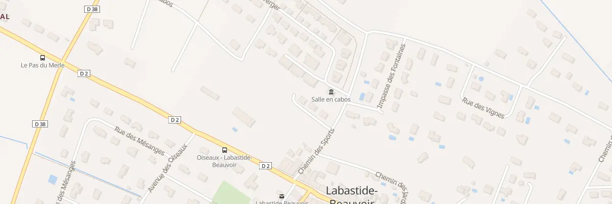 Plan du 58 All des Oliviers à Labastide-Beauvoir