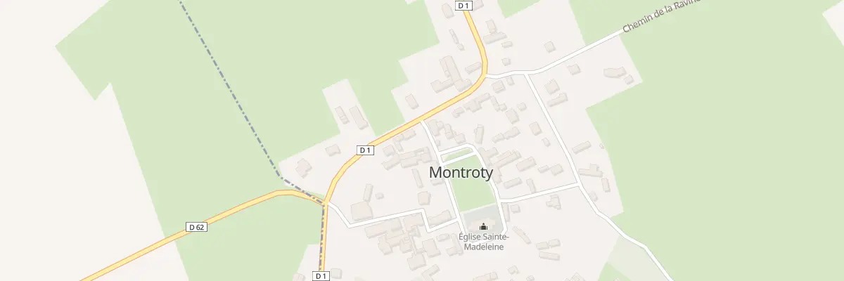 Plan du 180 Rue des Enclos à Montroty