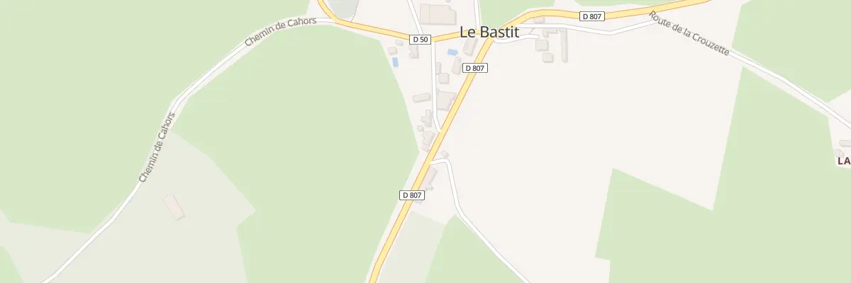 Plan du 5023 Champ du Noyer au Bastit