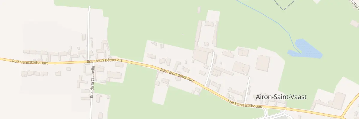 Plan du 395 Rue Henri Béthouart à Airon-Saint-Vaast