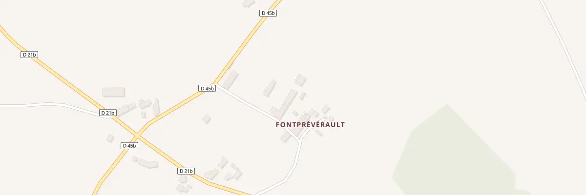 Plan du 11 Fontpreverault à Maillet
