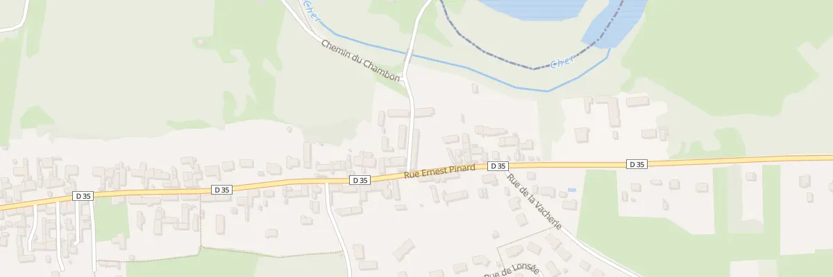 Plan du 161 Rue Ernest Pinard à Chabris