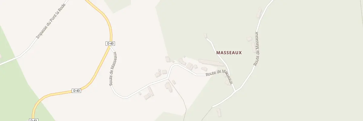 Plan du 5154 Masseaux à Sussac