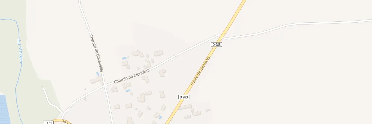 Plan du 21 Rte de Gambais à Bourdonné