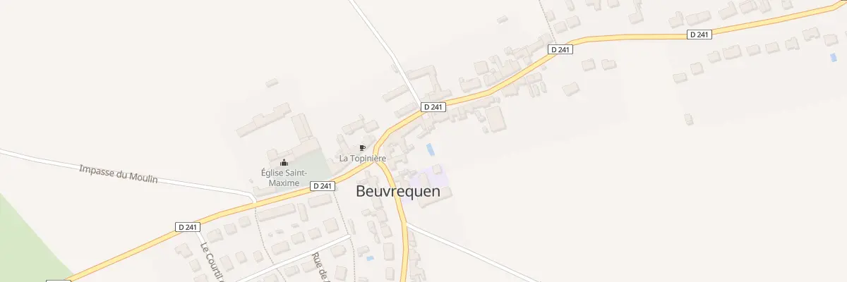 Plan du 480 Rue Principale à Beuvrequen