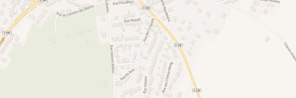 Plan du 10 Rue Voltaire à Wissant