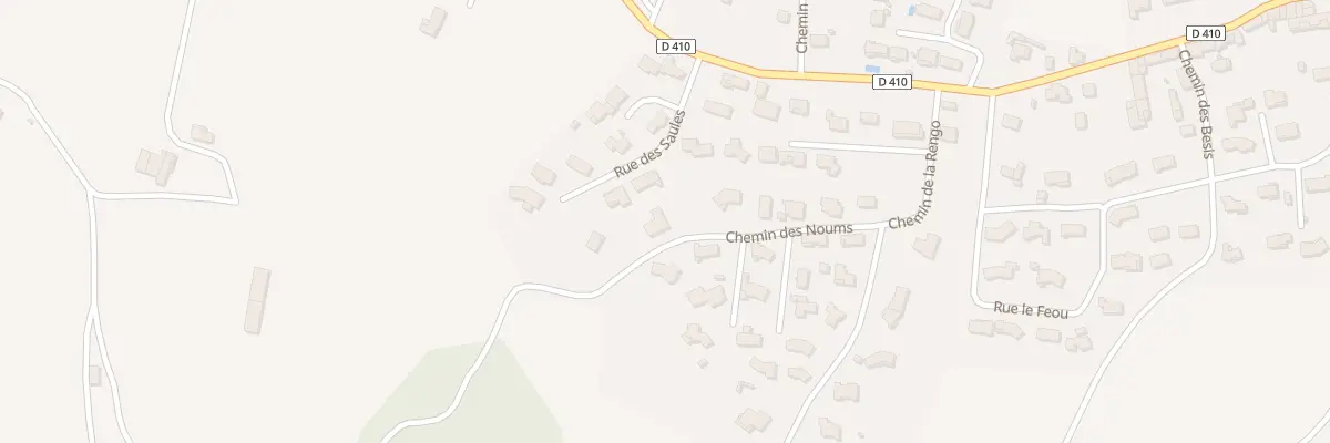 Plan de Che des Noums à Saint-Félix-de-Rieutord