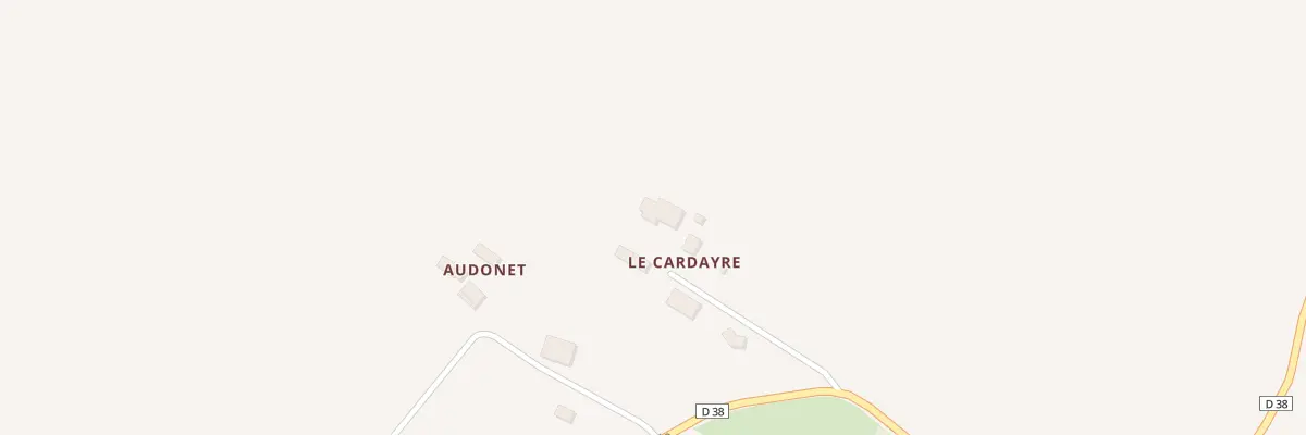 Plan du 62 Le Cardayre à Tarabel