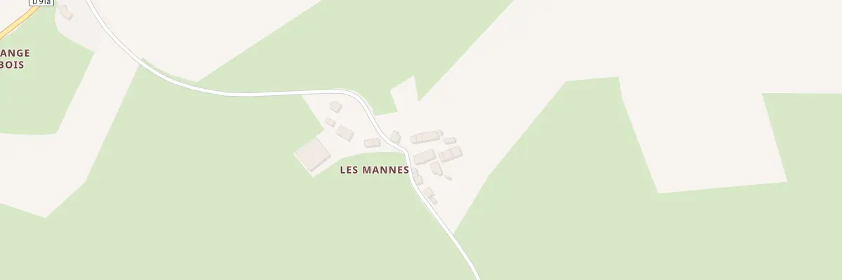 Plan du 3 Les Mannes à Saint-Plantaire