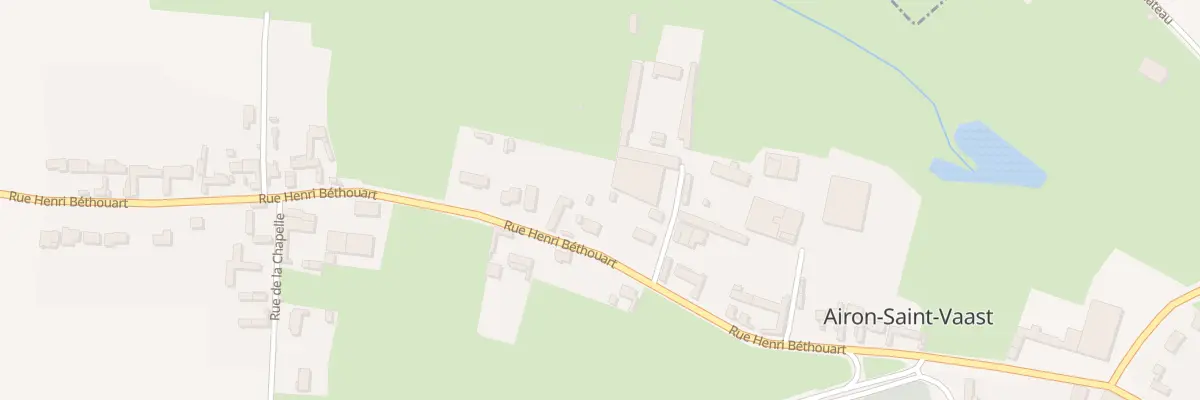 Plan du 423 Rue Henri Béthouart à Airon-Saint-Vaast
