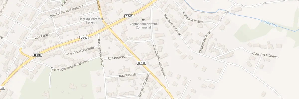 Plan du 6 Rue Charles Baudelaire à Wissant