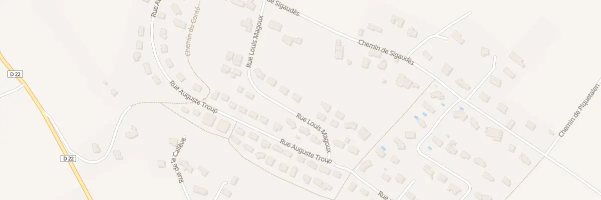 Plan du 14 Rue Louis Magoux à Verfeil