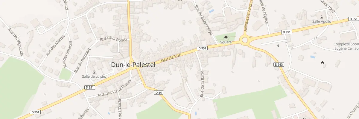 Plan du 35 Grande Rue à Dun-le-Palestel