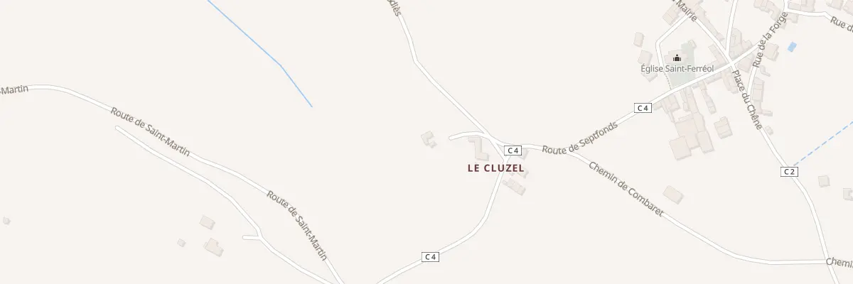 Plan du 5032 Cluzel à Lavaurette